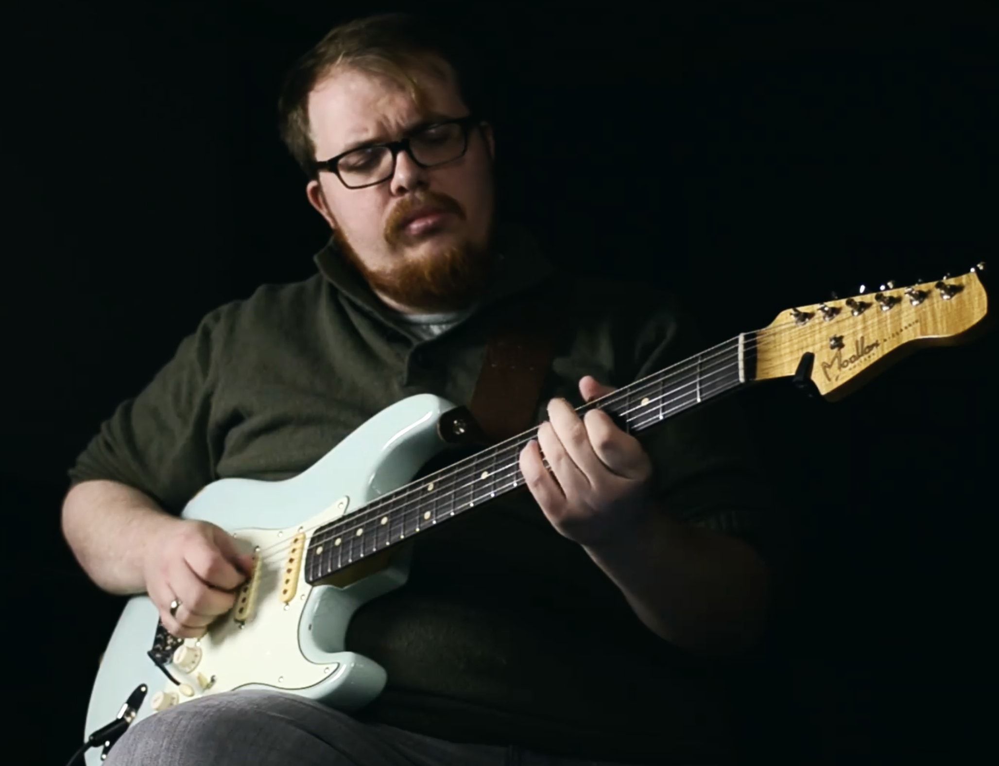 Brandon Scott Coleman playing guitar